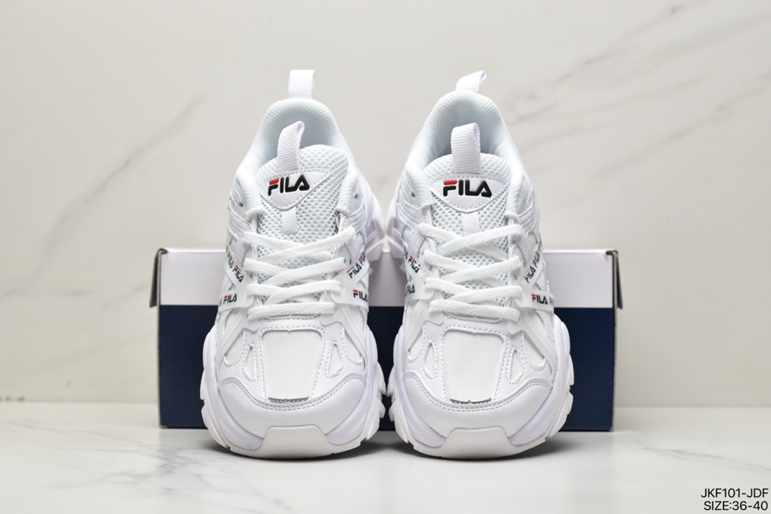 165 Fila Sport Interaction 交叉鱼刺三代系列网红老爹慢跑鞋F12W134159