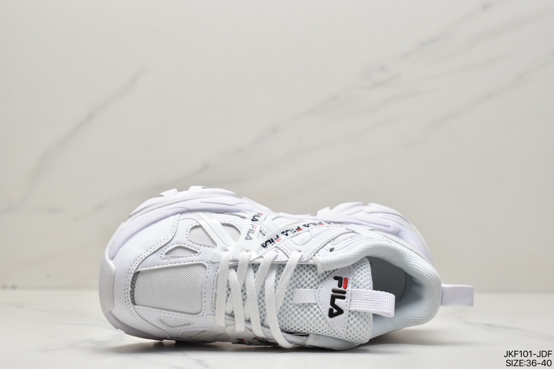 165 Fila Sport Interaction 交叉鱼刺三代系列网红老爹慢跑鞋F12W134159