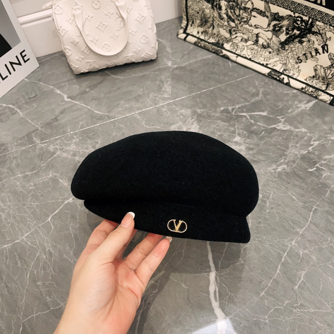 [Valentino Hats]Produced by JMValentino body autumn and winter new wool ber
