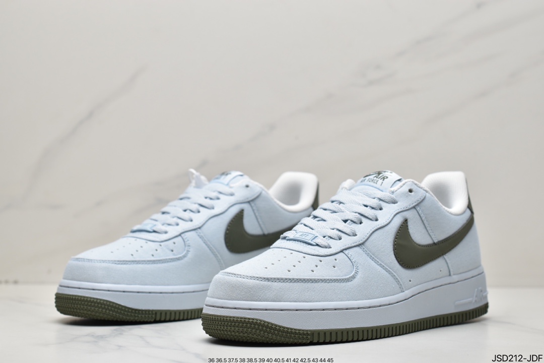 200 NIke Air Force 1 '07 月绿 布面 DG2296-002