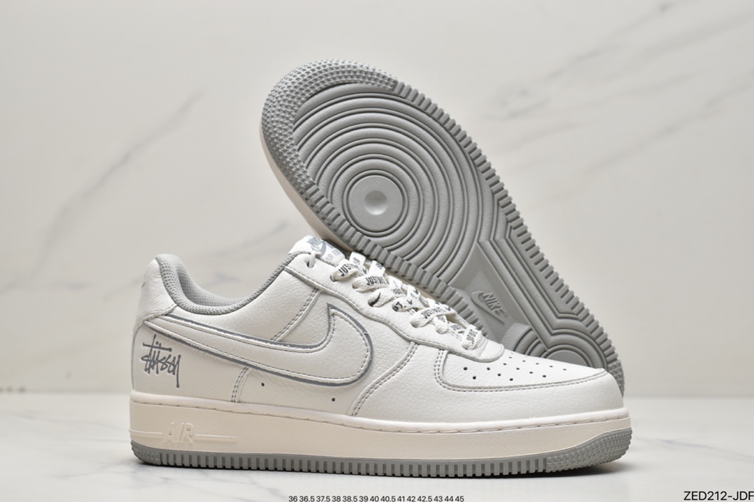 260 空军 Air Force 1’07 Low 白灰斯图西联名UN1815-802