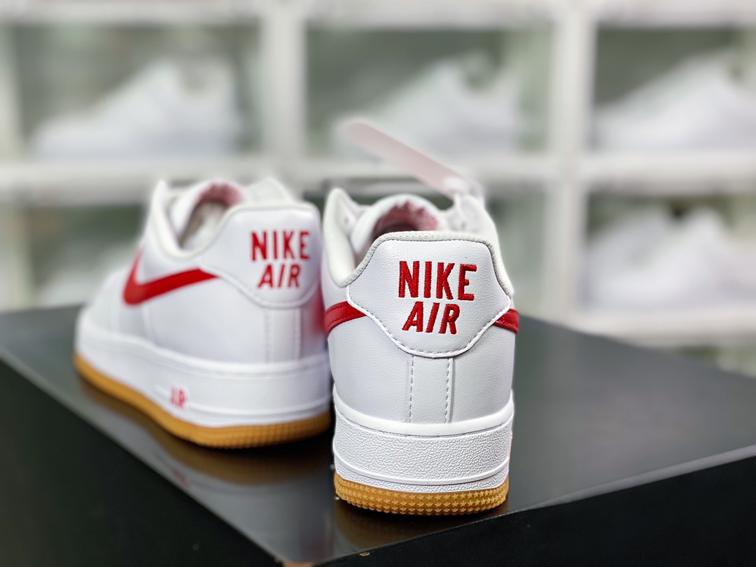 Air Force 1'07 Low”White/University Red/Gum” Air Force One DJ3911-102