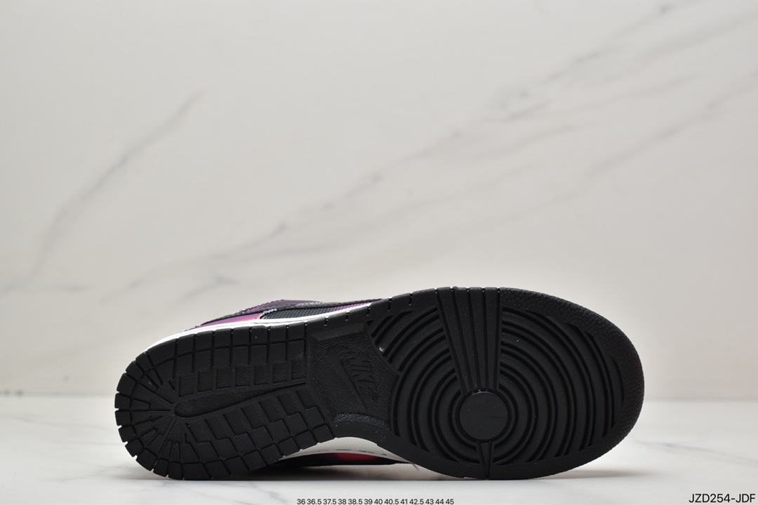 140 Nike SB Dunk LOW “Graffiti”复古休闲板鞋 扎染涂鸦 黑紫情侣款 DM0108-002