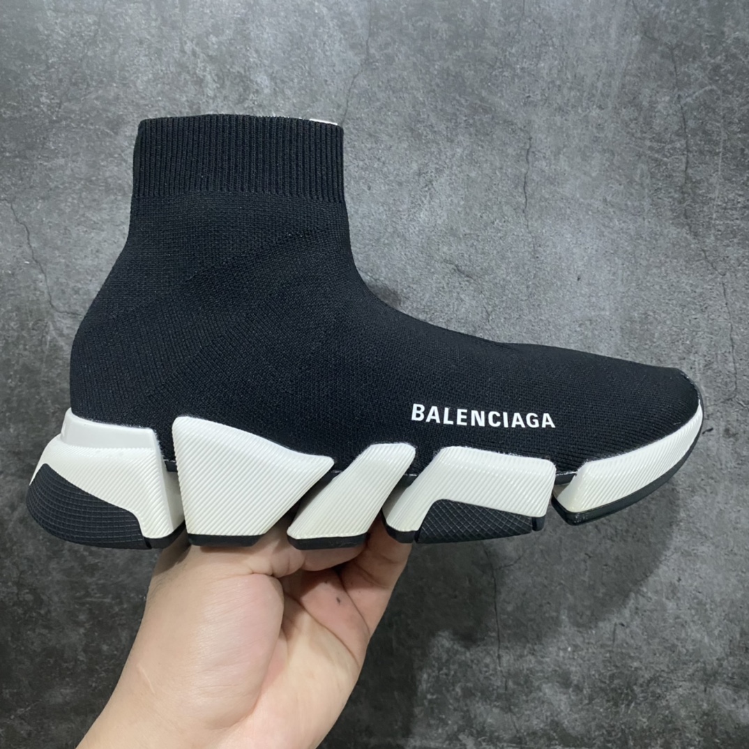 外贸纯原Balenciaga 巴黎世家袜子鞋2.0 升级改版,区别市面版本,大底单独开模打造 成本难度高,侧面字体随便造都不掉字,针织网面弹性好,透气性强,增高修腿效果明显 尺码:35-46-选品中心