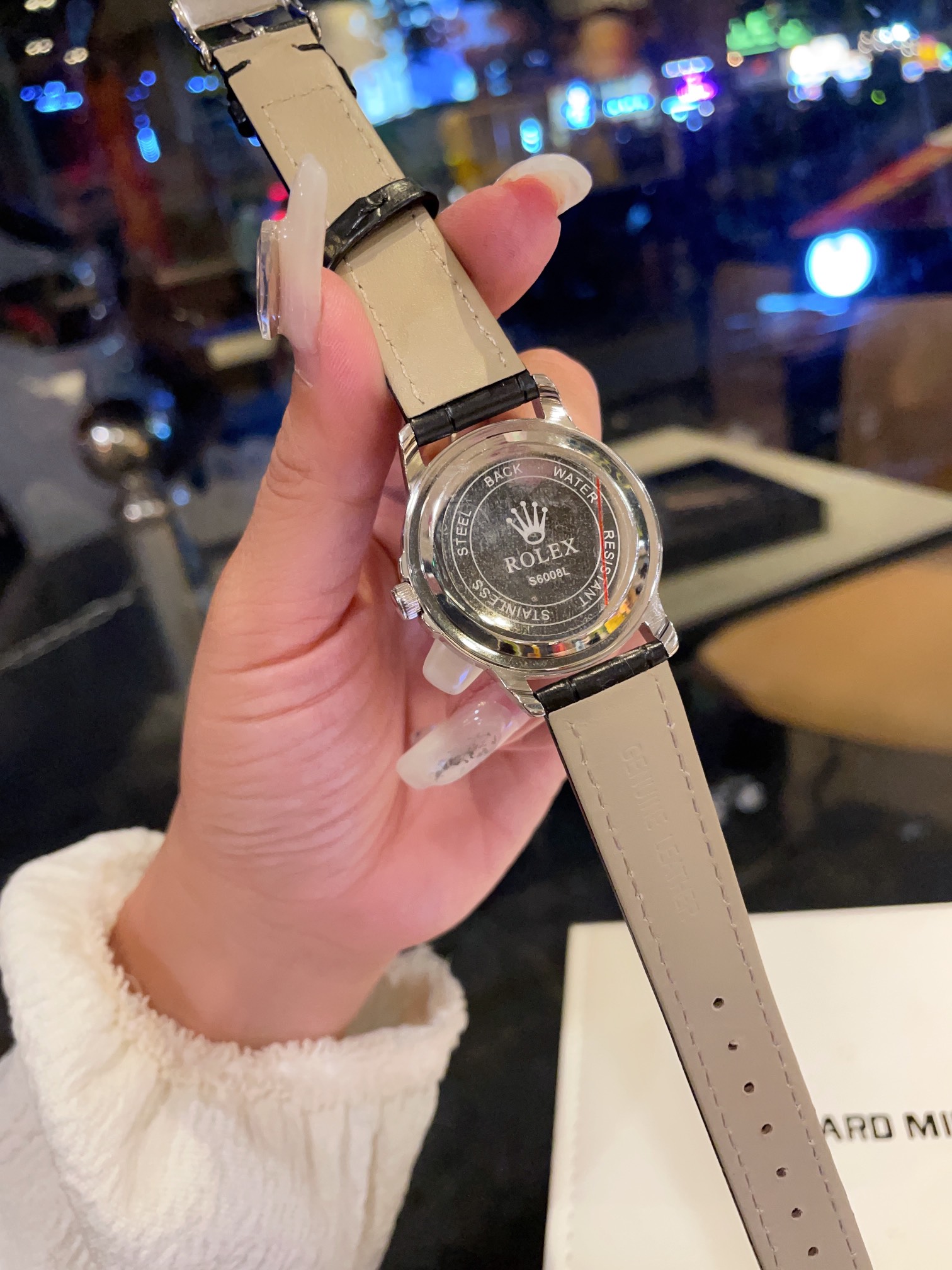 Elegant Rolex Women’s Watch with Ceramic Belt and Sapphire Crystal Mirror - 图片 6
