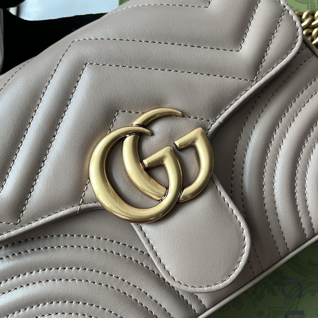 原厂皮配Cdfmall三亚免税店手提袋Marmont意大利原厂皮令人欲罢不能的Gucci美包你收了吗GG