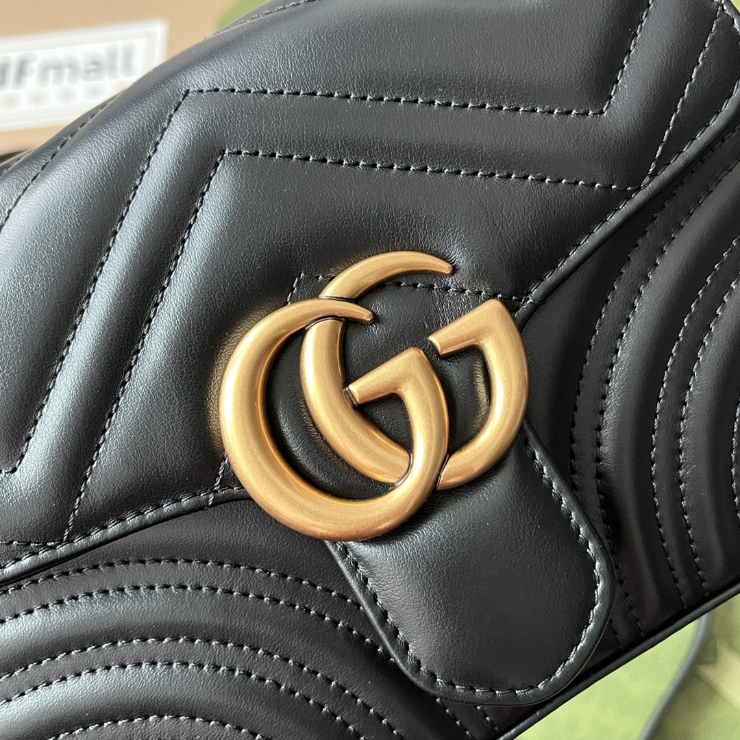 原厂皮配Cdfmall三亚免税店手提袋Marmont意大利原厂皮令人欲罢不能的Gucci美包你收了吗GG