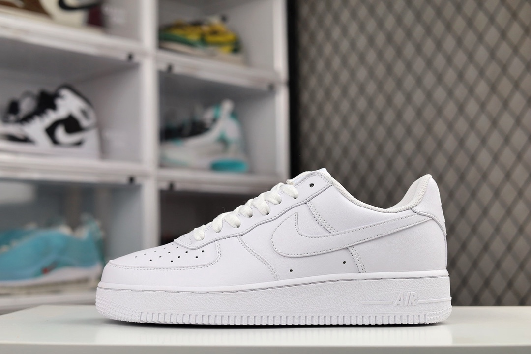 H0 公司级 耐克Nike Air Force1 空军一号 白蓝 低帮休闲板鞋 官方同步 原装级别 原楦头原纸板 打造纯正空军版型专注外贸渠道 全掌内置蜂窝气垫 原盒配件 原厂中底钢印、拉帮完美