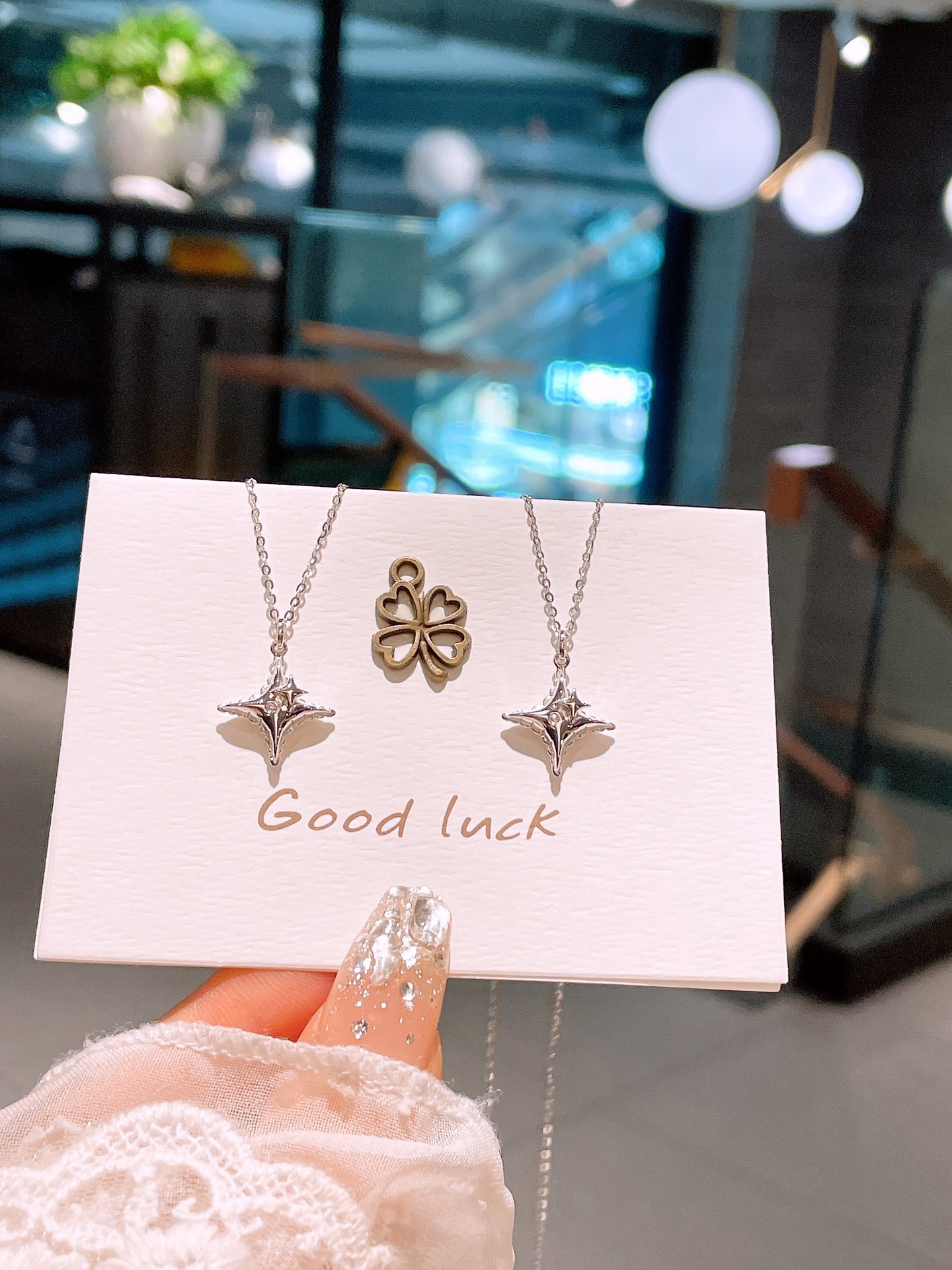 Hypoallergenic Silver Necklace Fresh Office Silver