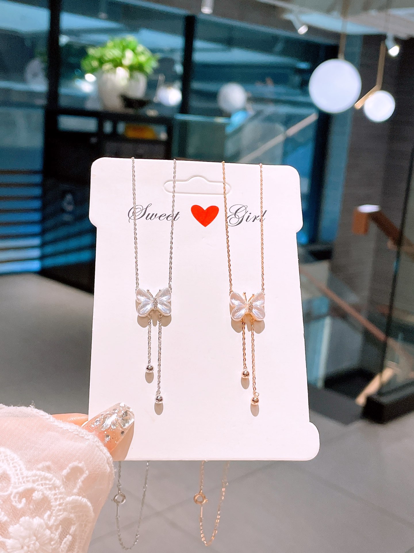 Fine Silver Necklace Fashion Confession Gold