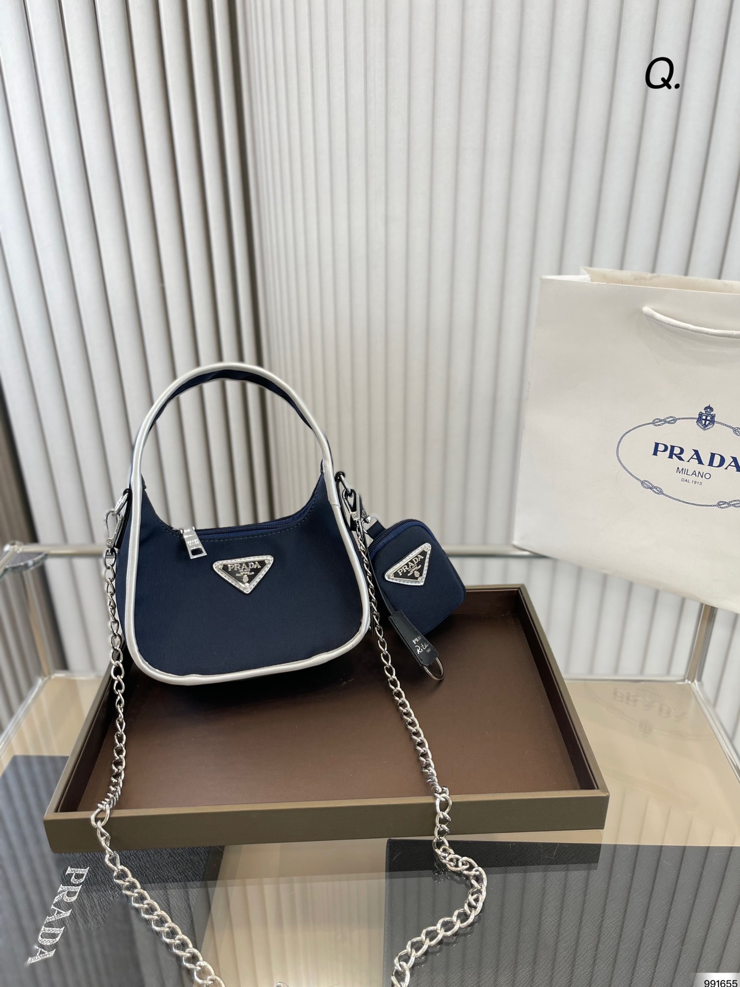 I5  普拉达 Prada hobo迷你包 11