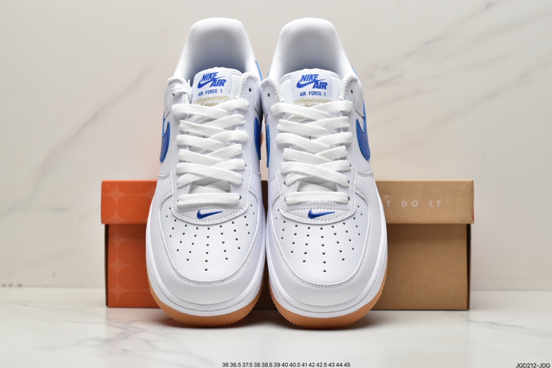 180 耐克Nike Air Force1 空军一号 黄色低帮休闲板鞋 DJ3911-101
