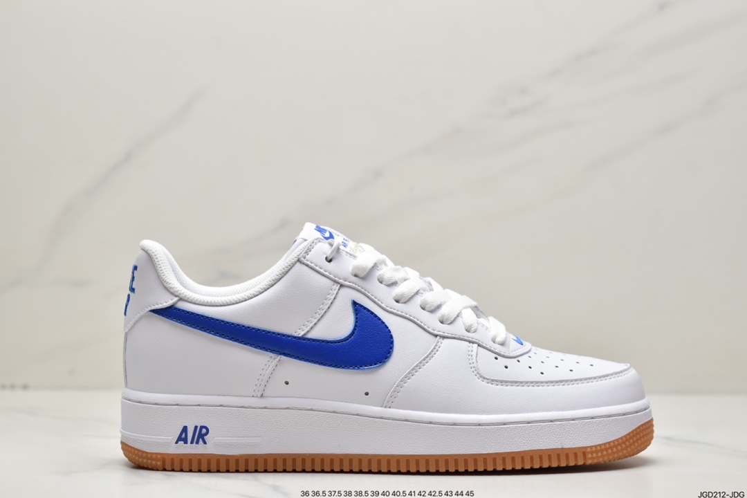 180 耐克Nike Air Force1 空军一号 黄色低帮休闲板鞋 DJ3911-101