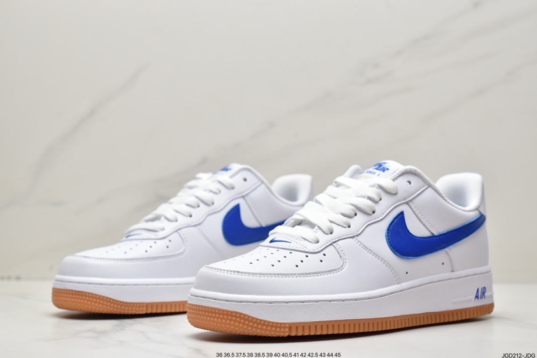 180 耐克Nike Air Force1 空军一号 黄色低帮休闲板鞋 DJ3911-101
