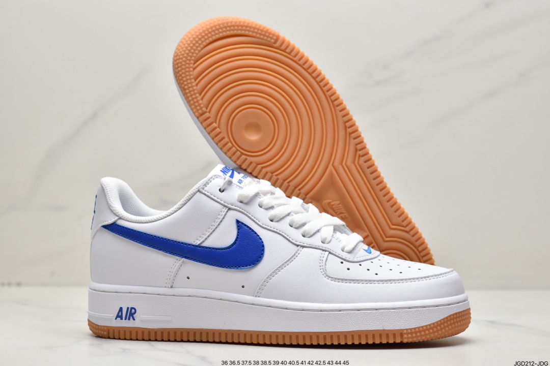 180 耐克Nike Air Force1 空军一号 黄色低帮休闲板鞋 DJ3911-101