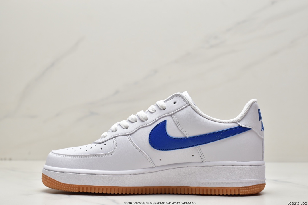 180 耐克Nike Air Force1 空军一号 黄色低帮休闲板鞋 DJ3911-101