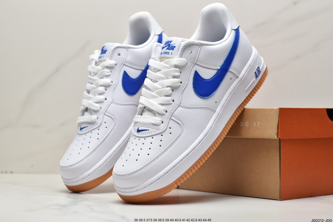 180 耐克Nike Air Force1 空军一号 黄色低帮休闲板鞋 DJ3911-101