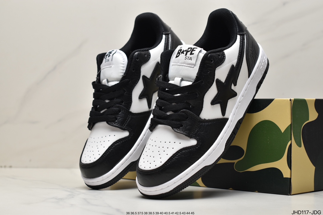 Harajuku trend brand A Bathing Ape BAPE Sk8 Sta Low SK8 series low-top casual sports skateboard shoes