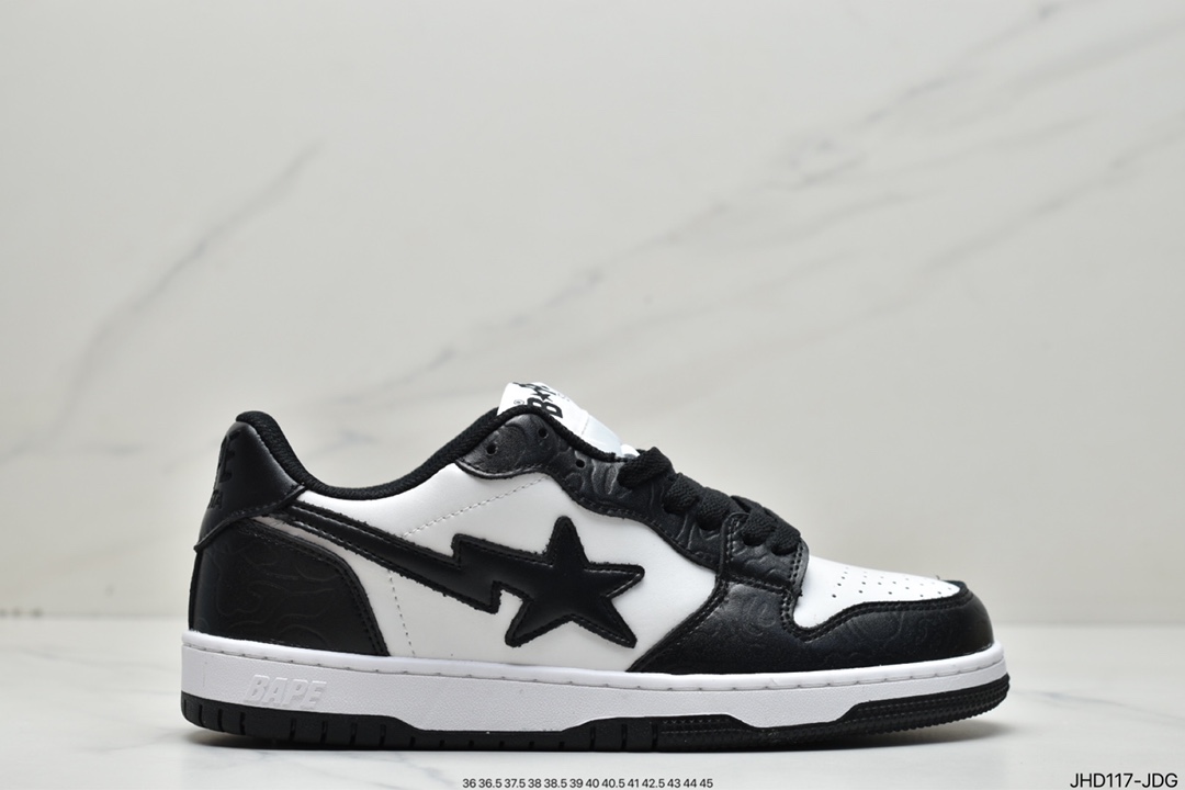 Harajuku trend brand A Bathing Ape BAPE Sk8 Sta Low SK8 series low-top casual sports skateboard shoes