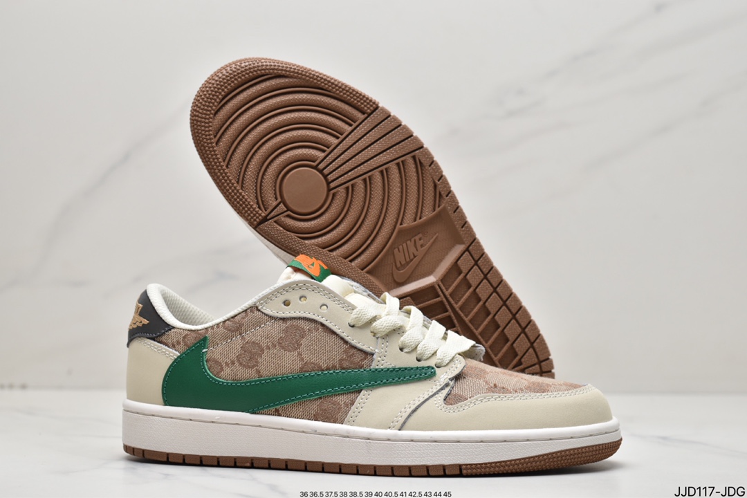 130 耐克Nike Air Jordan 1 Low OG SP”Khaki Green”AJ1乔丹一代DM7866-661