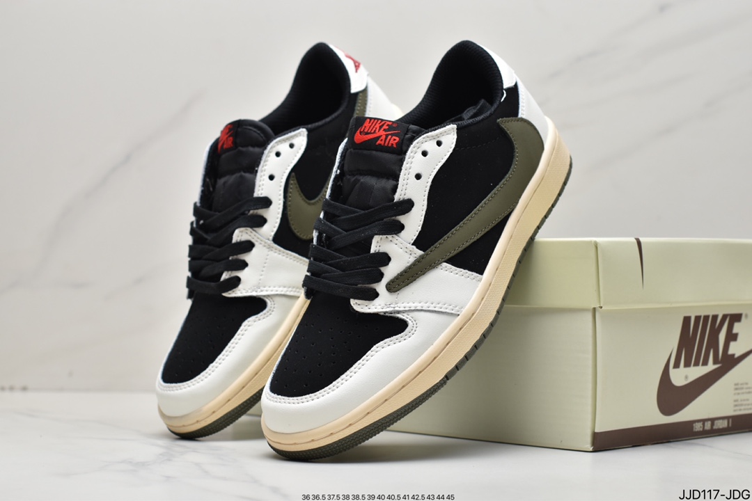 130 耐克Nike Air Jordan 1 Low OG SP”Khaki Green”AJ1乔丹一代DM7866-661