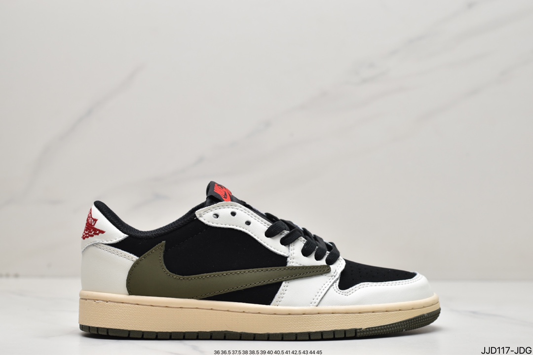 130 耐克Nike Air Jordan 1 Low OG SP”Khaki Green”AJ1乔丹一代DM7866-661