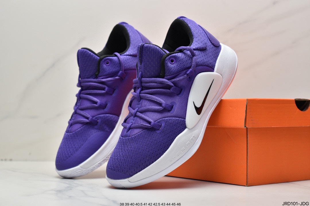 220 Nike Hyperdunk X low TB HD2018 实战篮球鞋 黑紫 AR0463-500