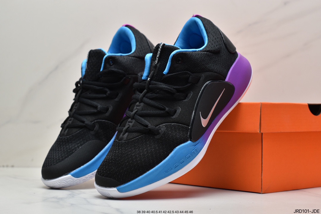 220 Nike Hyperdunk X low TB HD2018 实战篮球鞋 黑紫 AR0463-500
