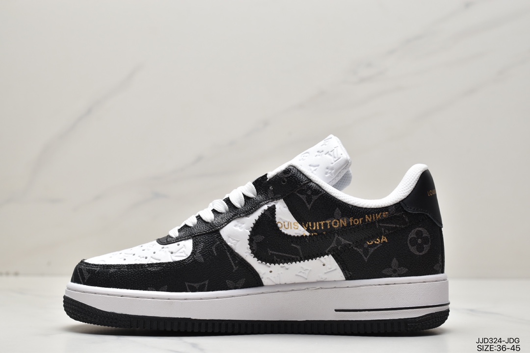 130 耐克Lv x Nike Air Force 1 Low 路易斯威登驴牌LV联名空军一号 1A9VD7