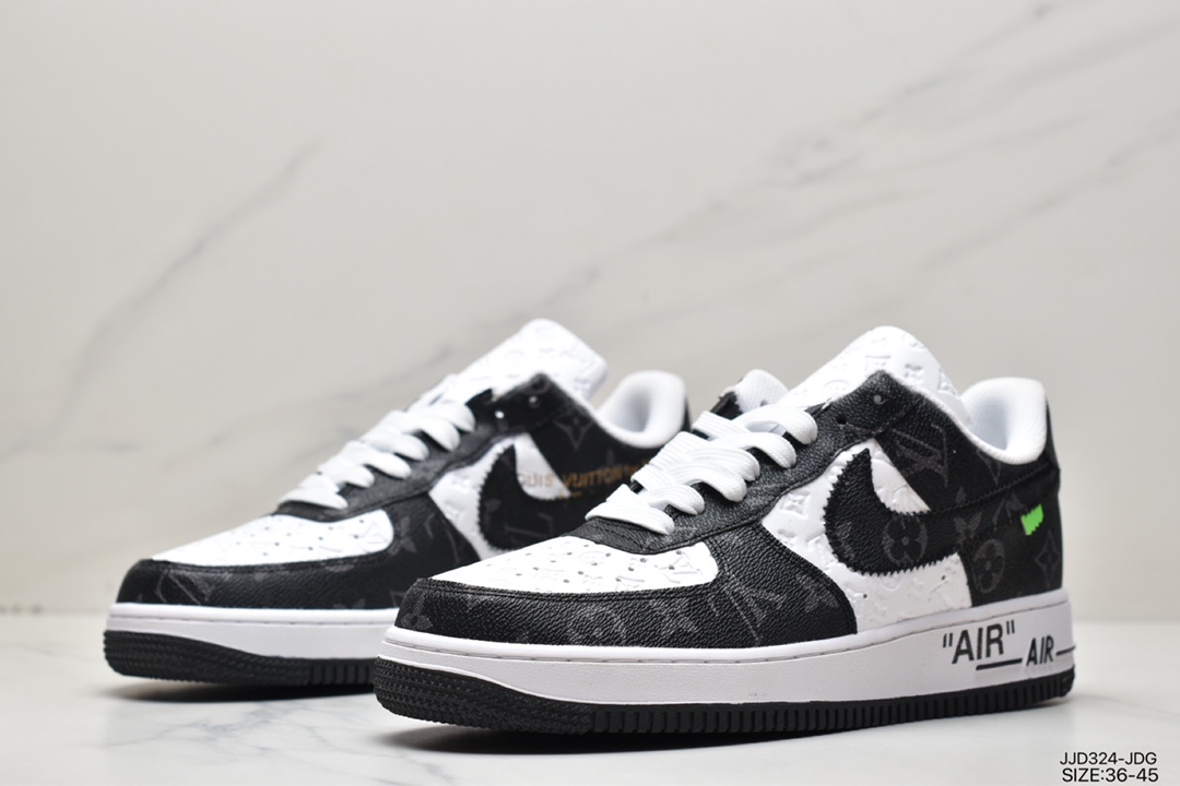 130 耐克Lv x Nike Air Force 1 Low 路易斯威登驴牌LV联名空军一号 1A9VD7