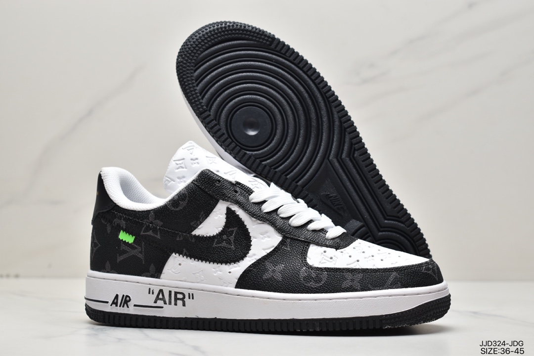 130 耐克Lv x Nike Air Force 1 Low 路易斯威登驴牌LV联名空军一号 1A9VD7