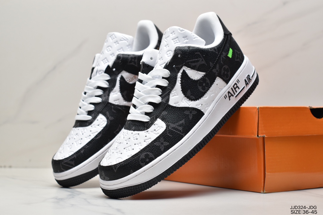 130 耐克Lv x Nike Air Force 1 Low 路易斯威登驴牌LV联名空军一号 1A9VD7