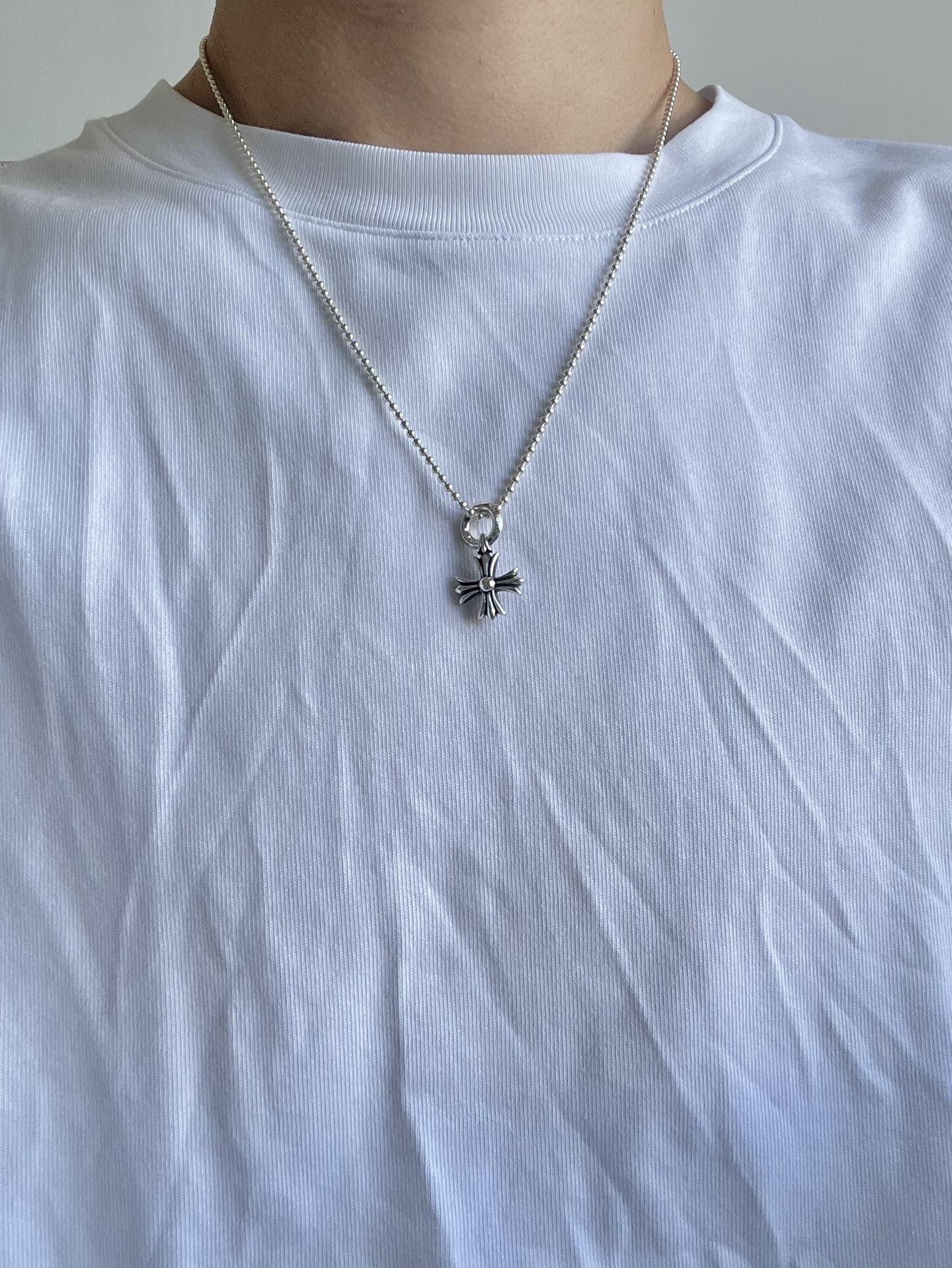 Chrome Hearts 克罗心 字母环十字项链