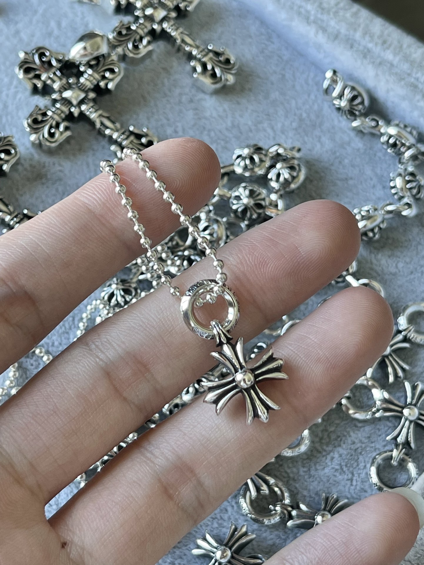 Chrome Hearts 克罗心 字母环十字项链