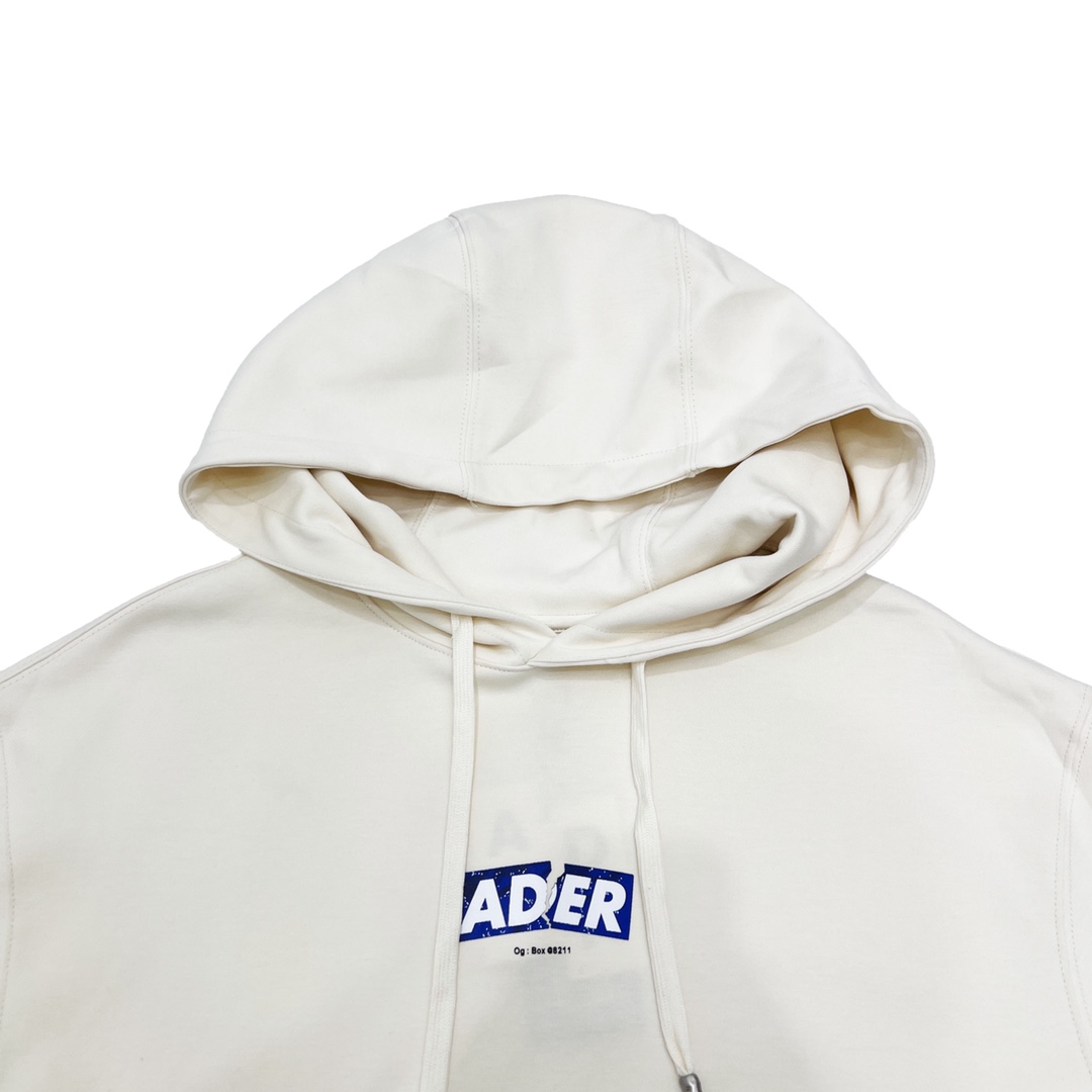 ADER 22SS ERROR Logo裂纹连帽卫衣