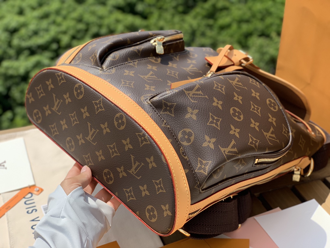 🌼尺寸31-38-11cm海外贸易公司订单！LV新款老花中古BOS🌼PHORE系列小号双肩背包，取材Mo