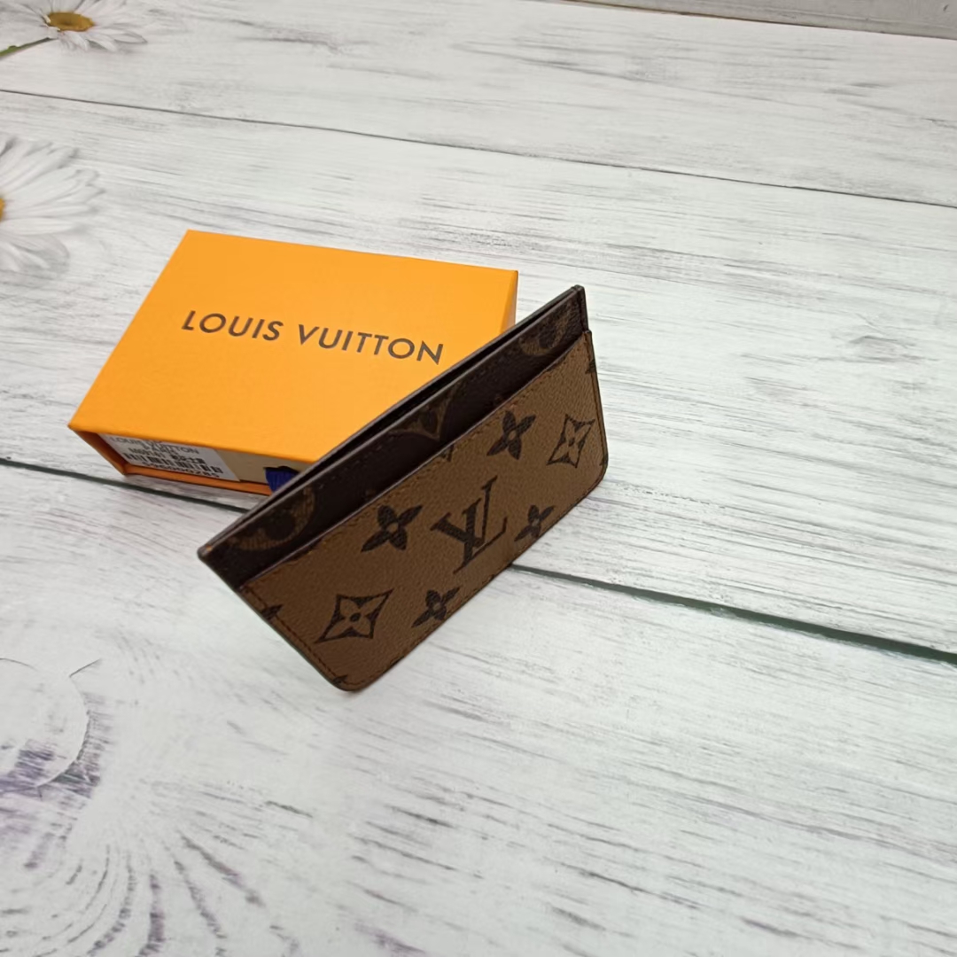 Leather card case texture