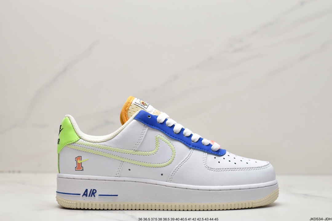 160 Nike Air Force 1 Low GS ”Player One” 空军一号低帮休闲板鞋 FB1393-111
