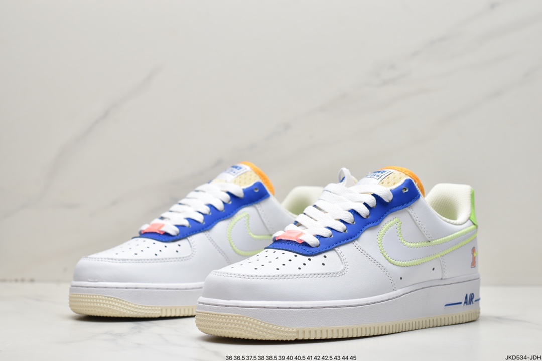 160 Nike Air Force 1 Low GS ”Player One” 空军一号低帮休闲板鞋 FB1393-111