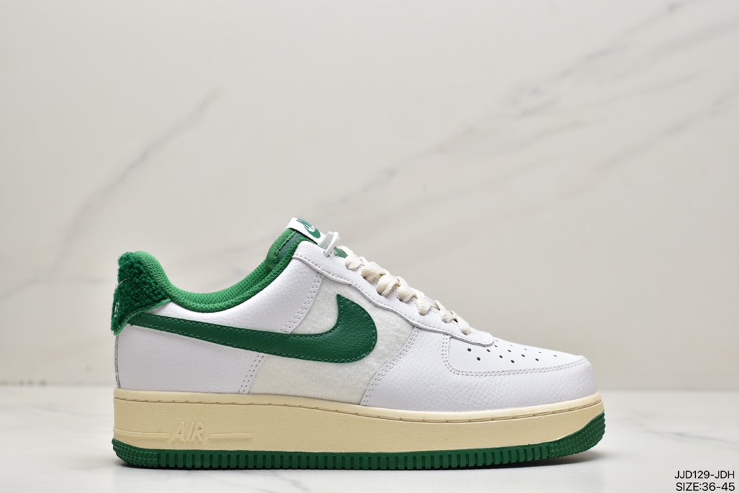 130 Air Force 1 DO5220-131 帆白绿 AF1空军一号低帮休闲板鞋