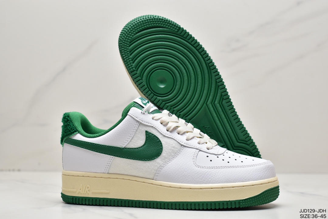 130 Air Force 1 DO5220-131 帆白绿 AF1空军一号低帮休闲板鞋