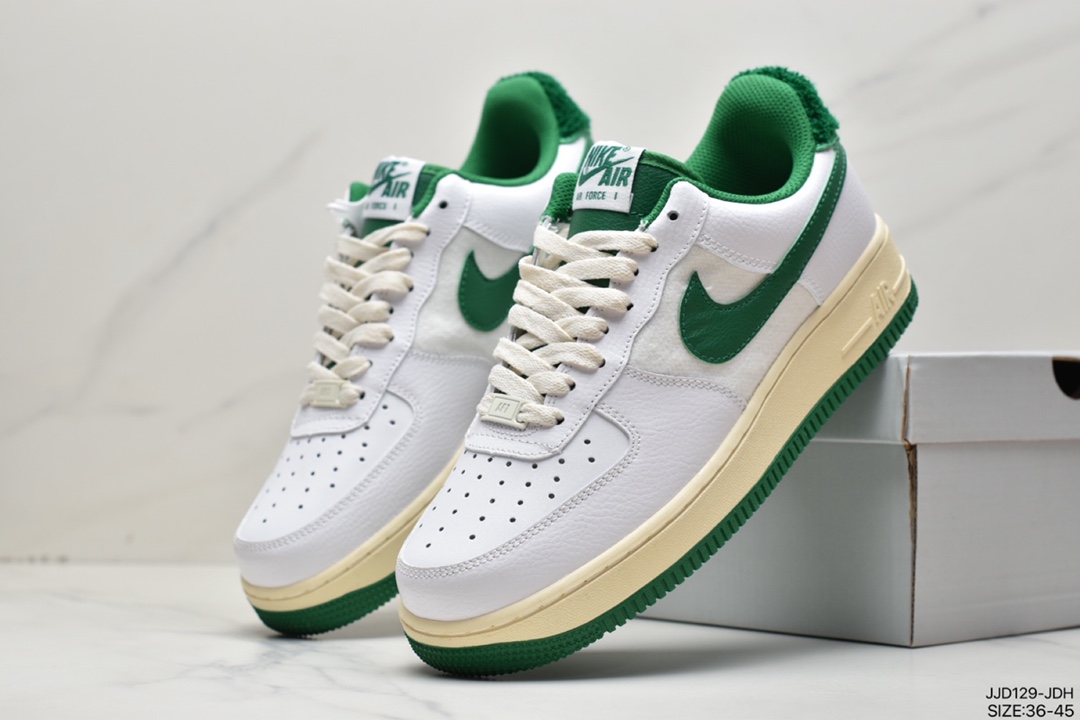 130 Air Force 1 DO5220-131 帆白绿 AF1空军一号低帮休闲板鞋