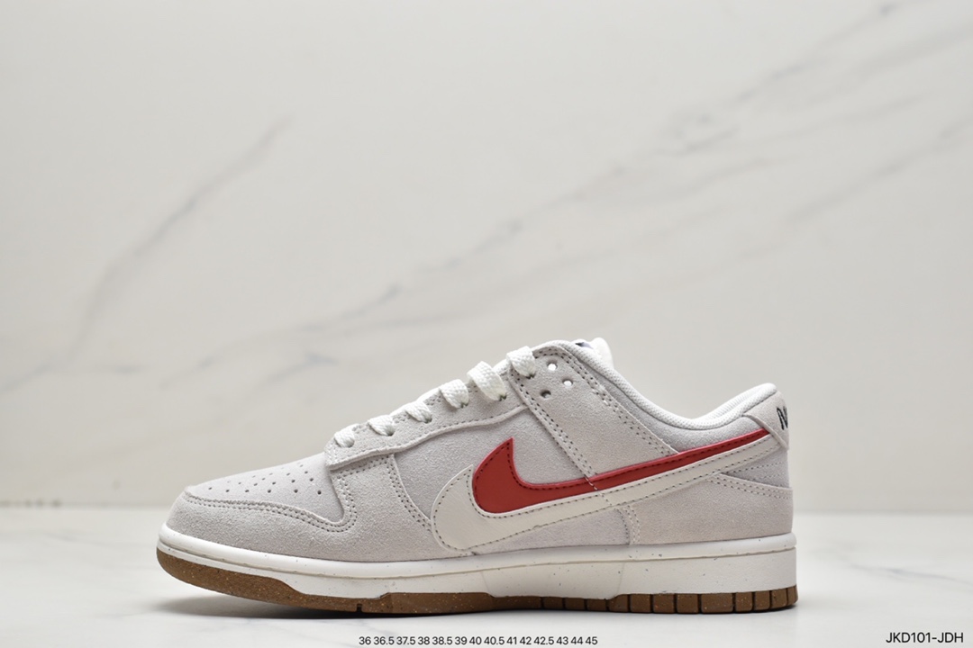 160 性价版Nk SB Dunk Low 灰红双勾 SB低帮运动休闲板鞋 DO9457-100