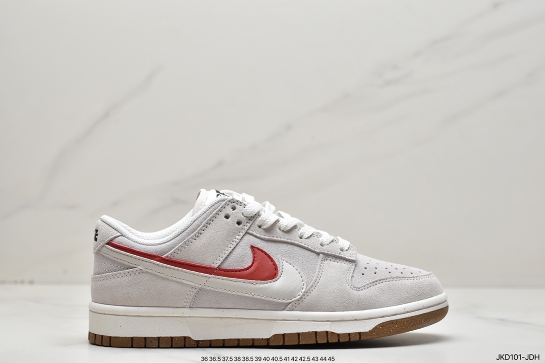 160 性价版Nk SB Dunk Low 灰红双勾 SB低帮运动休闲板鞋 DO9457-100