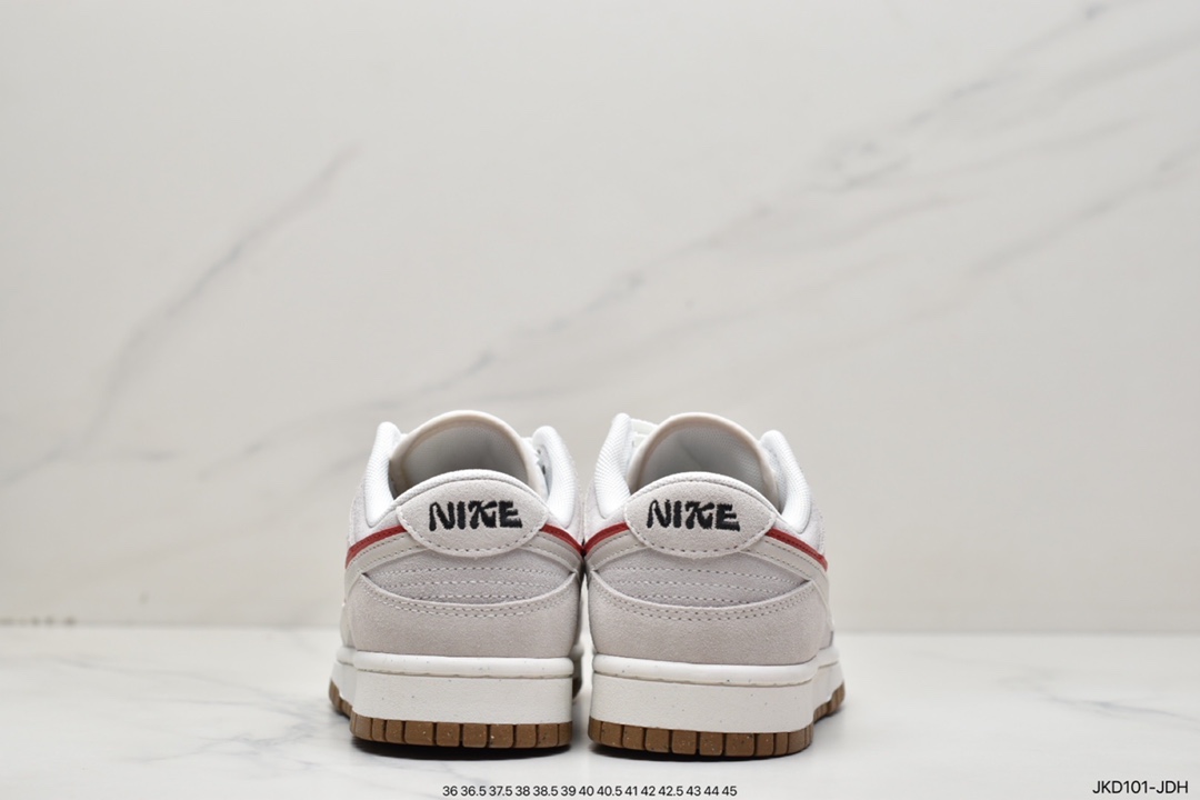 160 性价版Nk SB Dunk Low 灰红双勾 SB低帮运动休闲板鞋 DO9457-100