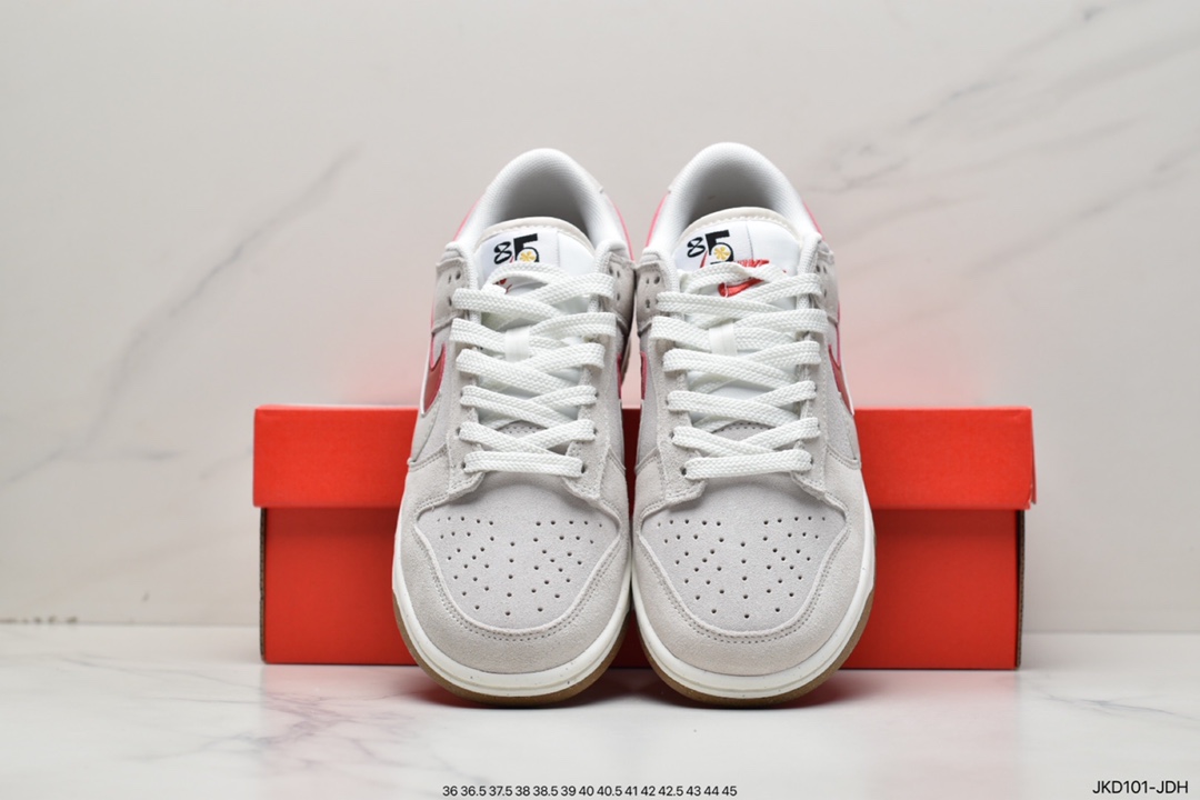 160 性价版Nk SB Dunk Low 灰红双勾 SB低帮运动休闲板鞋 DO9457-100