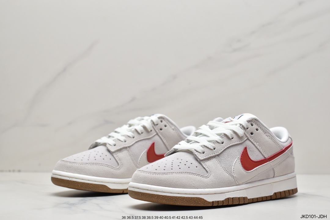 160 性价版Nk SB Dunk Low 灰红双勾 SB低帮运动休闲板鞋 DO9457-100