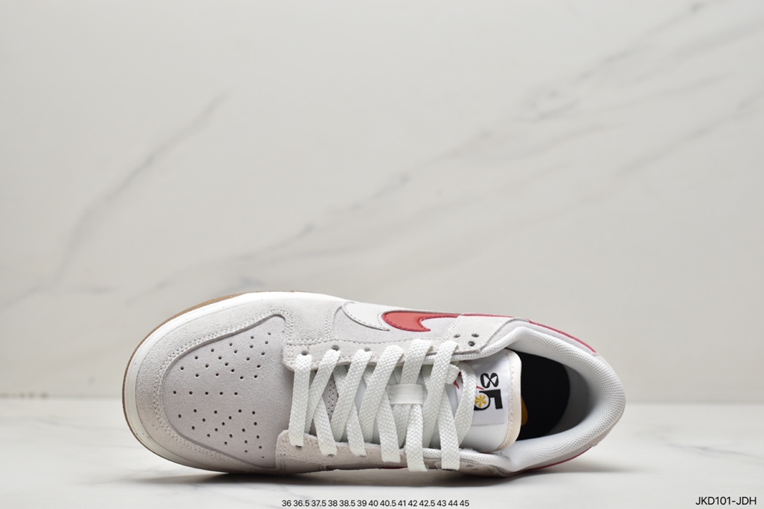 160 性价版Nk SB Dunk Low 灰红双勾 SB低帮运动休闲板鞋 DO9457-100