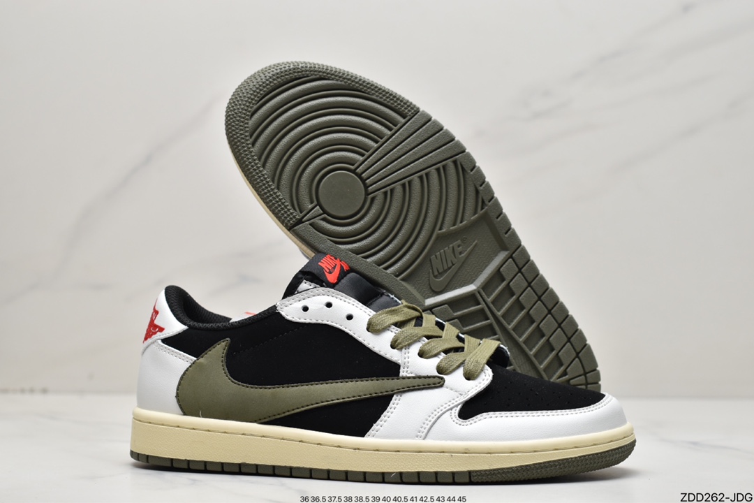 230 Travis Scott x Air Jordan 1 Low 橄榄色DZ4137-106