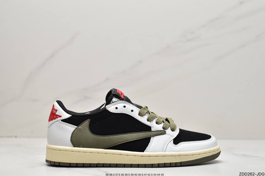 230 Travis Scott x Air Jordan 1 Low 橄榄色DZ4137-106